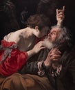 The Liberation of Peter, 1624 painting by Hendrick ter Brugghen Royalty Free Stock Photo